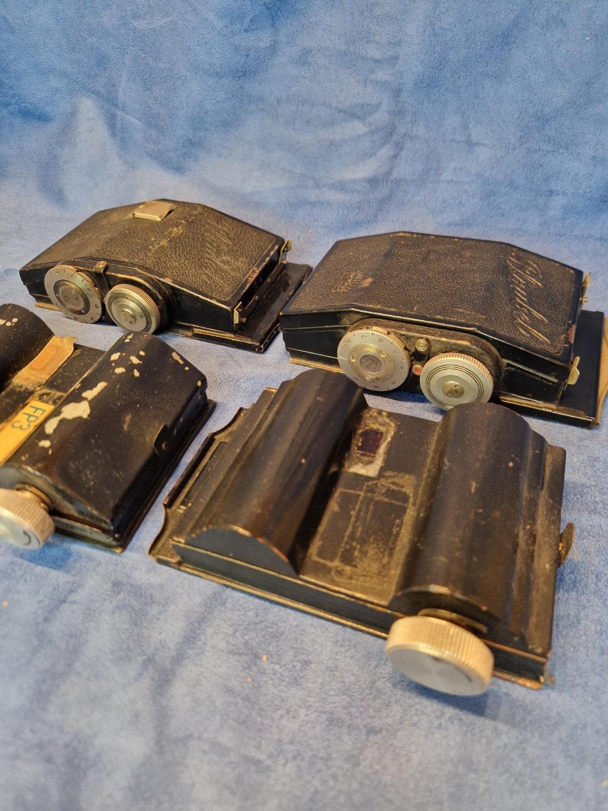 Vintage Plaubel cassettes - Set van 2 voor verzamelaars, Ophalen of Verzenden, Gebruikt, Overige Merken