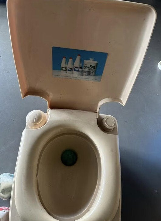 Porta Potti 245 draagbaar toilet - Ideaal voor camping, Ophalen, Gebruikt