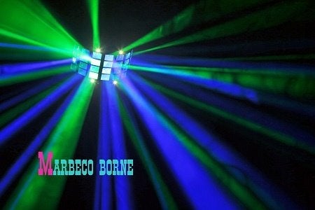 LED Butterfly licht effect met strobe, Stroboscoop, Geluidgestuurd, Nieuw, Info@marbeco.nl, BeamZ