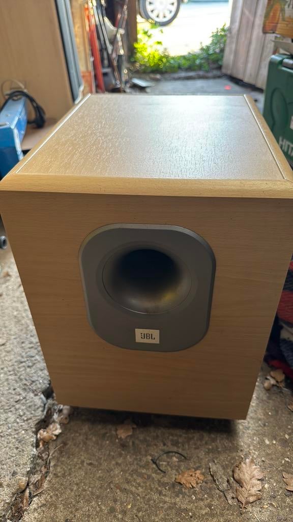 Jbl subwoofer boxen set 6 stuks luidsprekers speakers, JBL, Ophalen of Verzenden, Zo goed als nieuw, 120 watt of meer