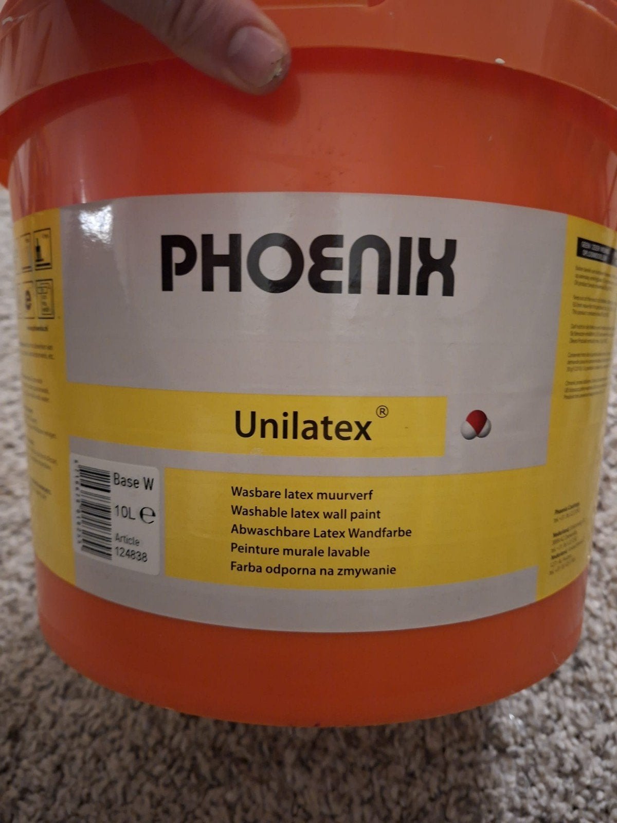 Phoenix Unilatex Muurverf RAL 9001 Cremewit (ca. 7L), Ophalen, Wit