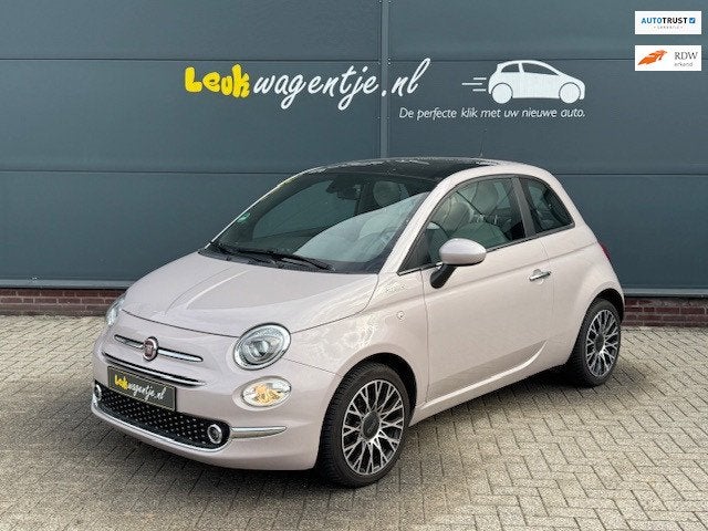 Fiat 500 1.0 Hybrid Dolcevita *carplay *cruise *servicebeurt, Auto's, Voorwielaandrijving, Zwart, Overige kleuren, 4 stoelen
