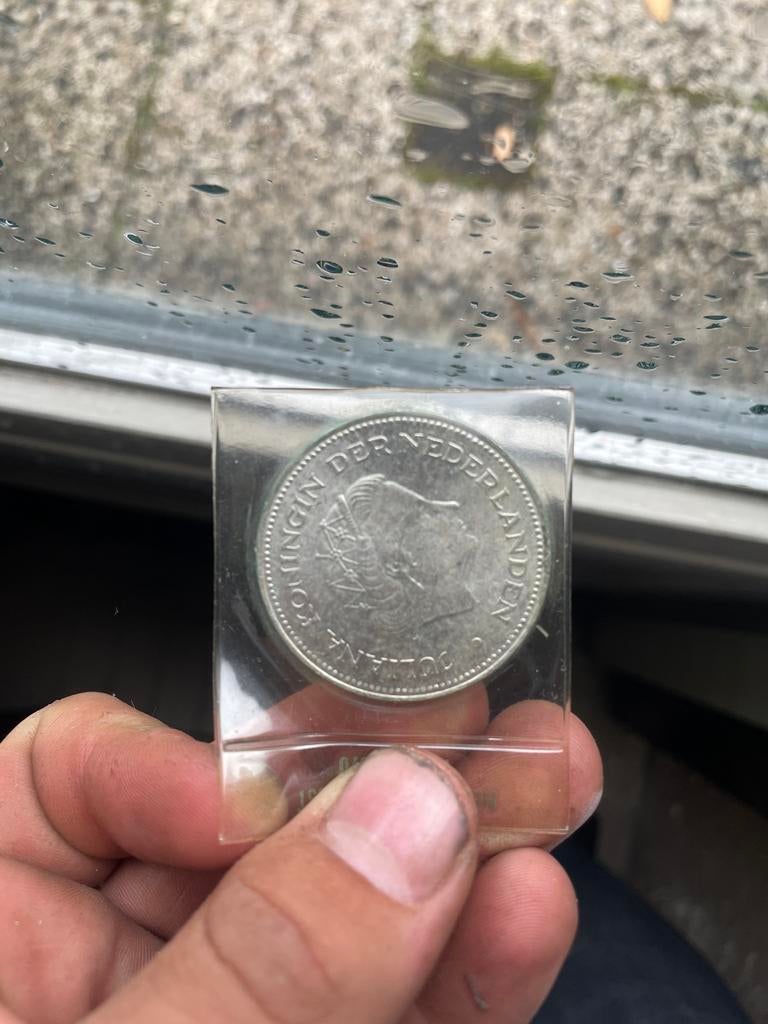 Nederland Herrijst 1945-1970 10 Gulden Zilveren Munt, Koningin Juliana, Zilver, Ophalen of Verzenden, Losse munt
