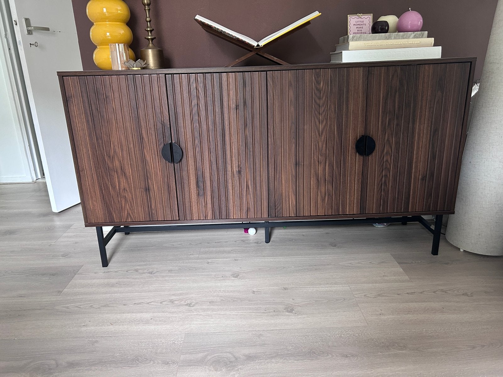 Dressoir bruin, Ophalen, Zo goed als nieuw, 25 tot 50 cm