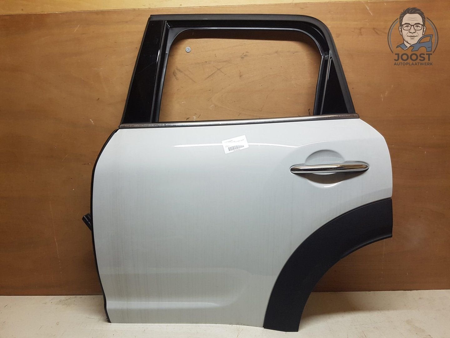 Portier linksachter Mini Countryman F60 '17 Light White B15, Gebruikt, -, Deur, Ophalen of Verzenden