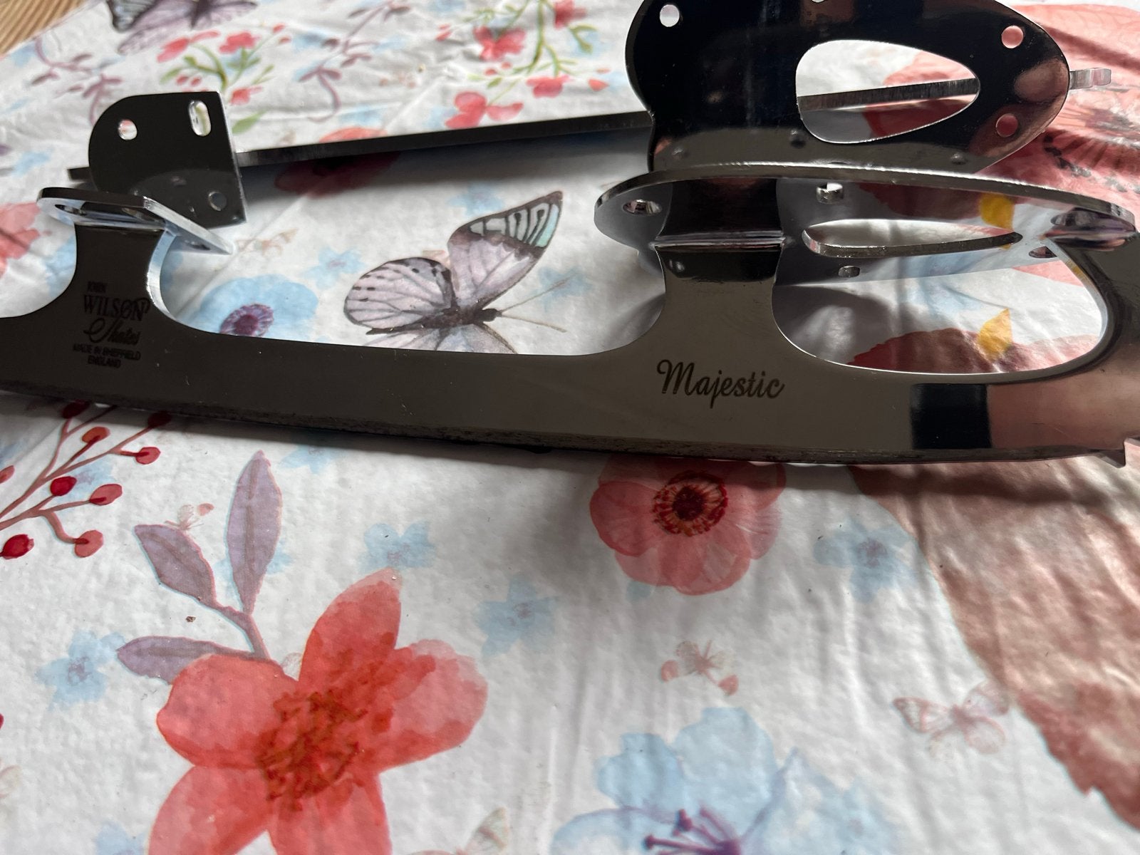 IJzers voor kunstschaatsen - Wilson Majestic, Ophalen of Verzenden, Gebruikt, Kunstschaatsen, Overige merken