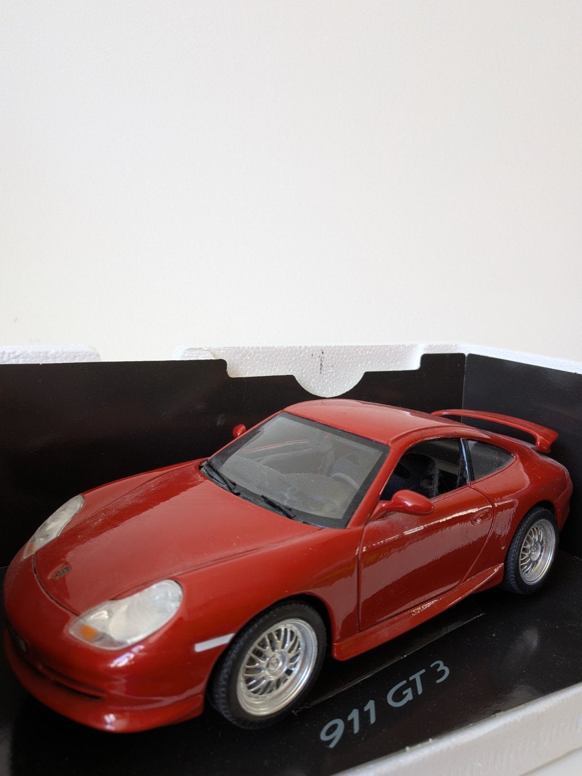 Porsche 911 GT3 (996) 1:18 Bburago, Ophalen, Zo goed als nieuw, Auto, Bburago