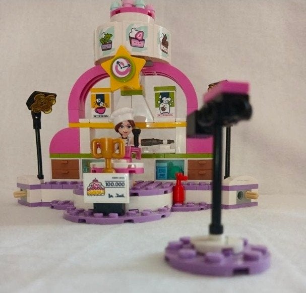 Lego Friends bakwedstrijd (41393), Gebruikt, Lego, Friends, Ophalen of Verzenden