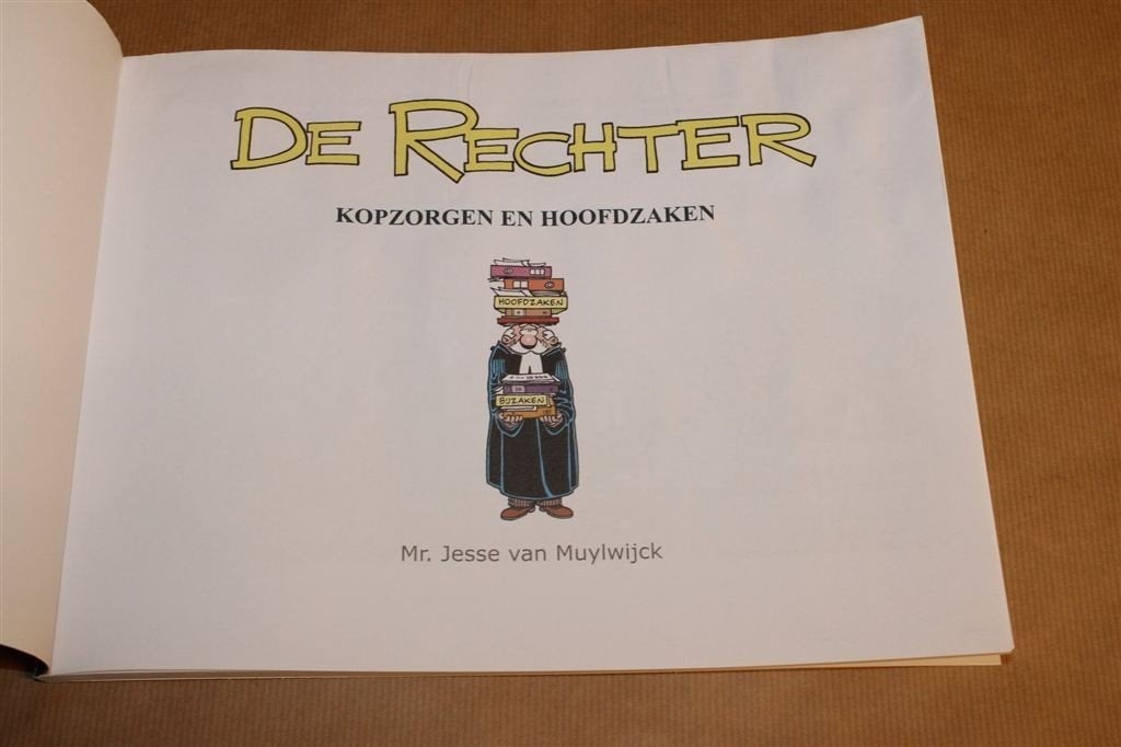 Kopzorgen En Hoofdzaken — De Rechter Strip 22 [2019], Eén stripboek, Ophalen of Verzenden, Gelezen