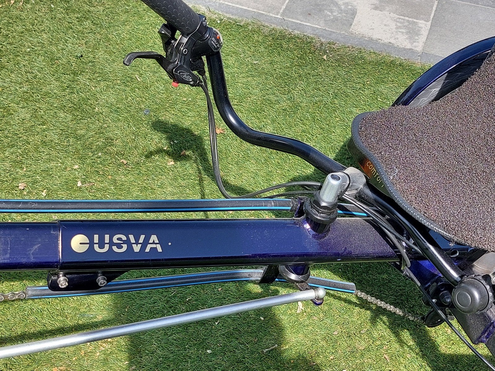 USVA Comfort 3-wiel ligfiets met Van Raam pedaal, Ophalen of Verzenden, Gebruikt, Onderstuur, Overige merken