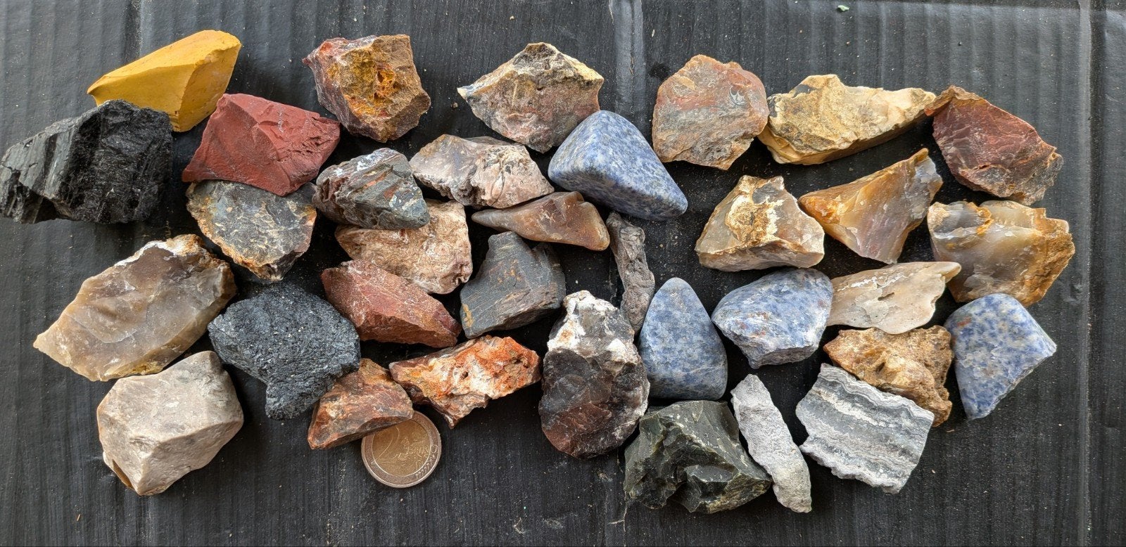 (semi) ruwe trommelstenen mix, Ophalen of Verzenden, Mineraal