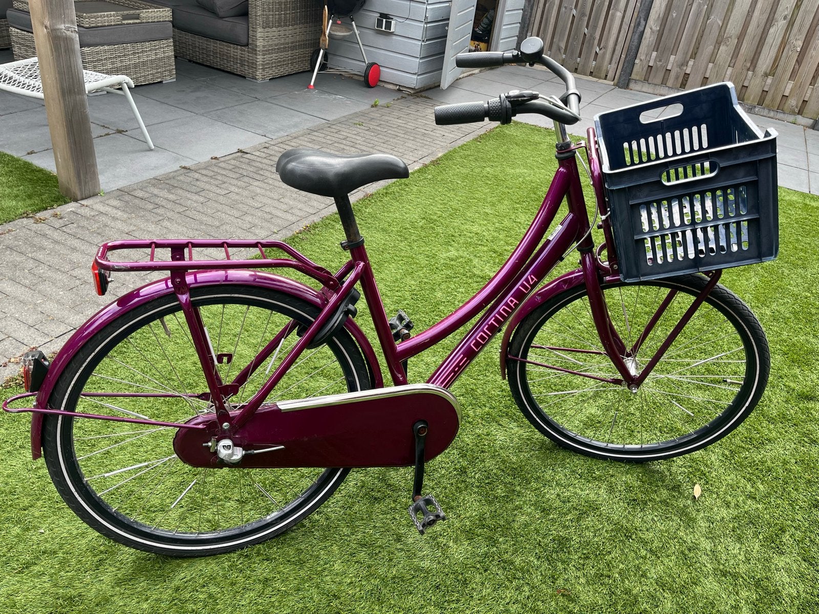 Cortina U4 Transportfiets 26 inch met 3 versnellingen, Ophalen, Gebruikt, Overige merken, Versnellingen