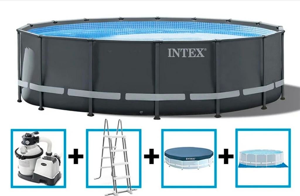 Intex Ultra XTR zwembad: 549 cm x 132 cm, Rond, 300 cm of meer, Ophalen, 120 cm of meer