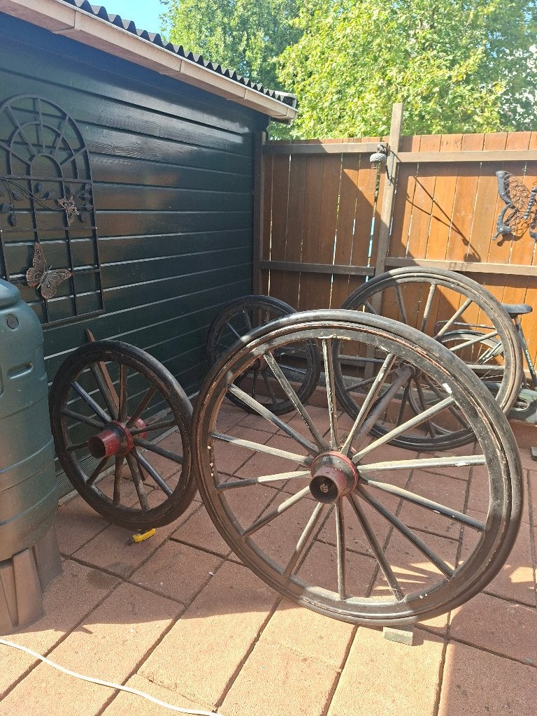 Koetswielen met rubber, Ophalen