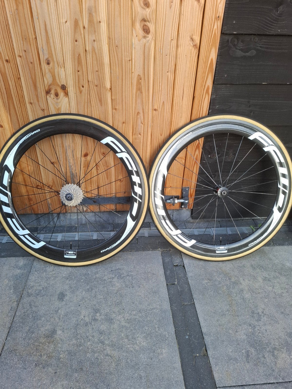 FFWD F6R Wielset, Fietsen en Brommers, Fietsonderdelen, Fast Forward, Racefiets, Zo goed als nieuw, Carbon