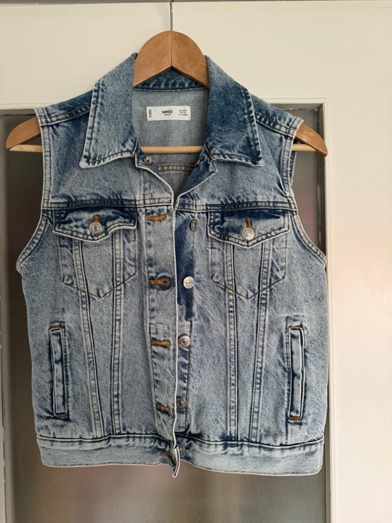 Gilet spijkerstof/denim Mango, maat S, Ophalen, Zo goed als nieuw