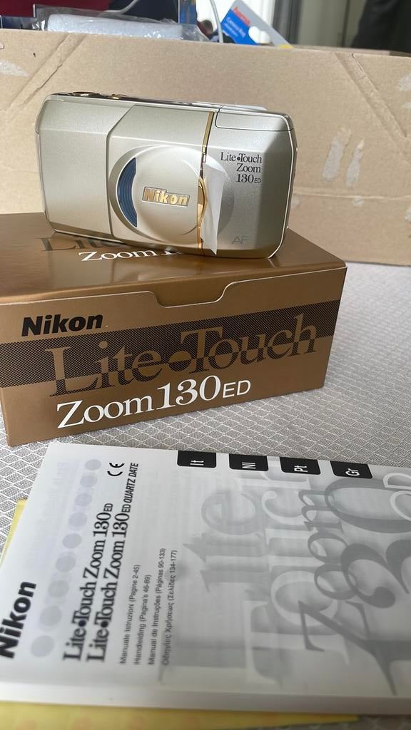 Nikon analoge compactcamera Lite Touch Zoom 130ED, Audio, Tv en Foto, Fotocamera's Analoog, Ophalen of Verzenden, Zo goed als nieuw