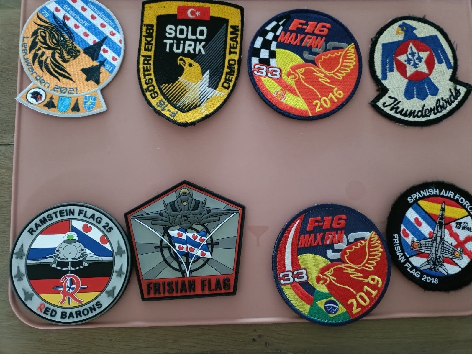 F-16 Max Fan en Luchtmacht Patches - Diverse Jaren, Verzamelen, Ophalen of Verzenden, Gebruikt, Auto of Motor
