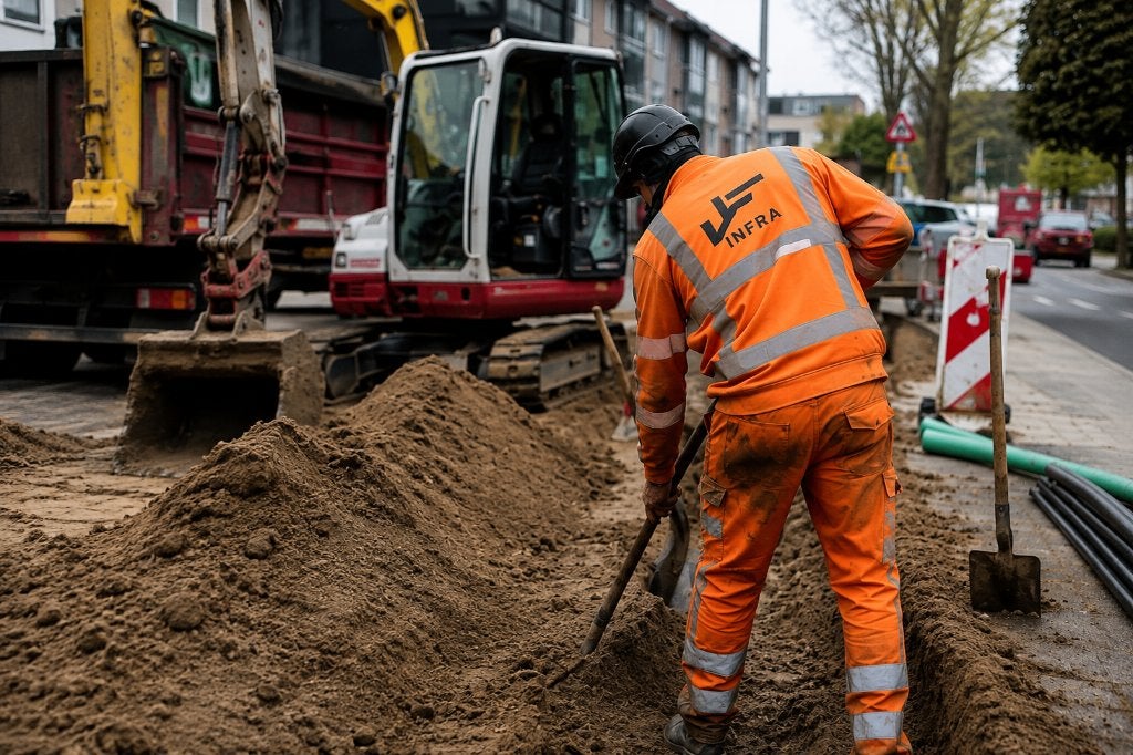 Grondwerker ZZP Infra – Rotterdam, 33 - 40 uur, Overige niveaus, Vanaf 1 jaar, Freelance of Uitzendbasis