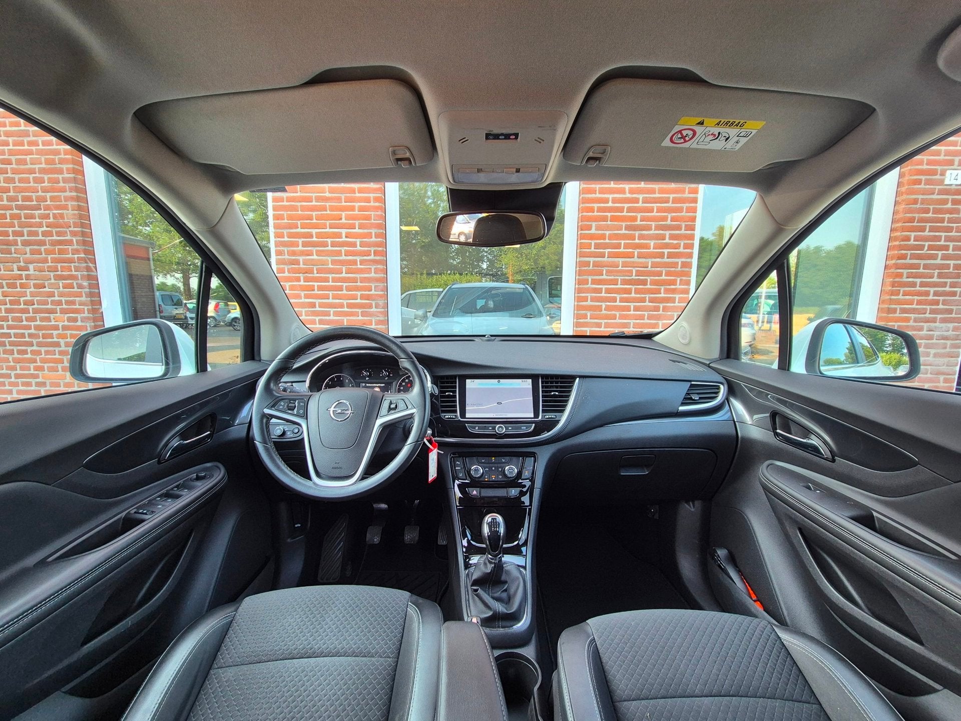 Opel Mokka X 1.4 Turbo Innovation 140PK 5drs clima, cruise,, Auto's, Voorwielaandrijving, Gebruikt, Euro 6, Leder en Stof