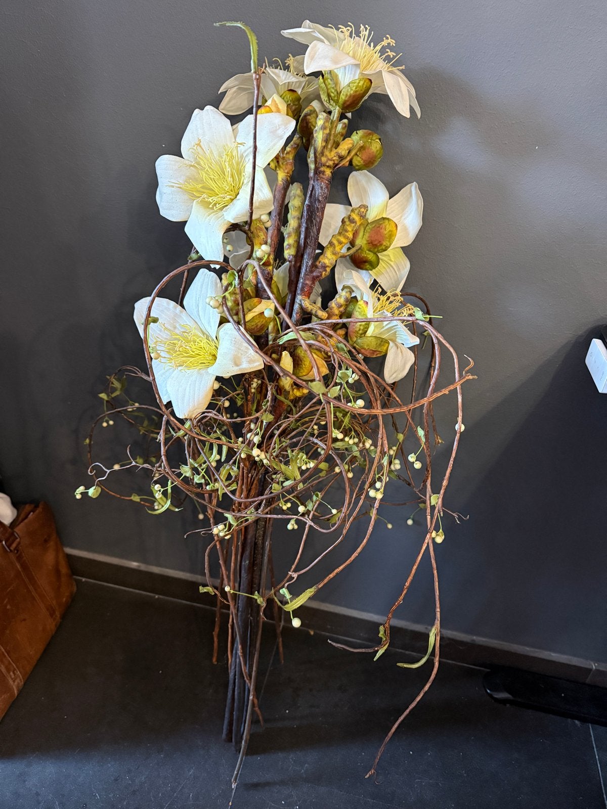 Mooie lange zijden bloemen / takken - 110 cm hoog, Zijde, Ophalen, Zo goed als nieuw, Kunstbloem