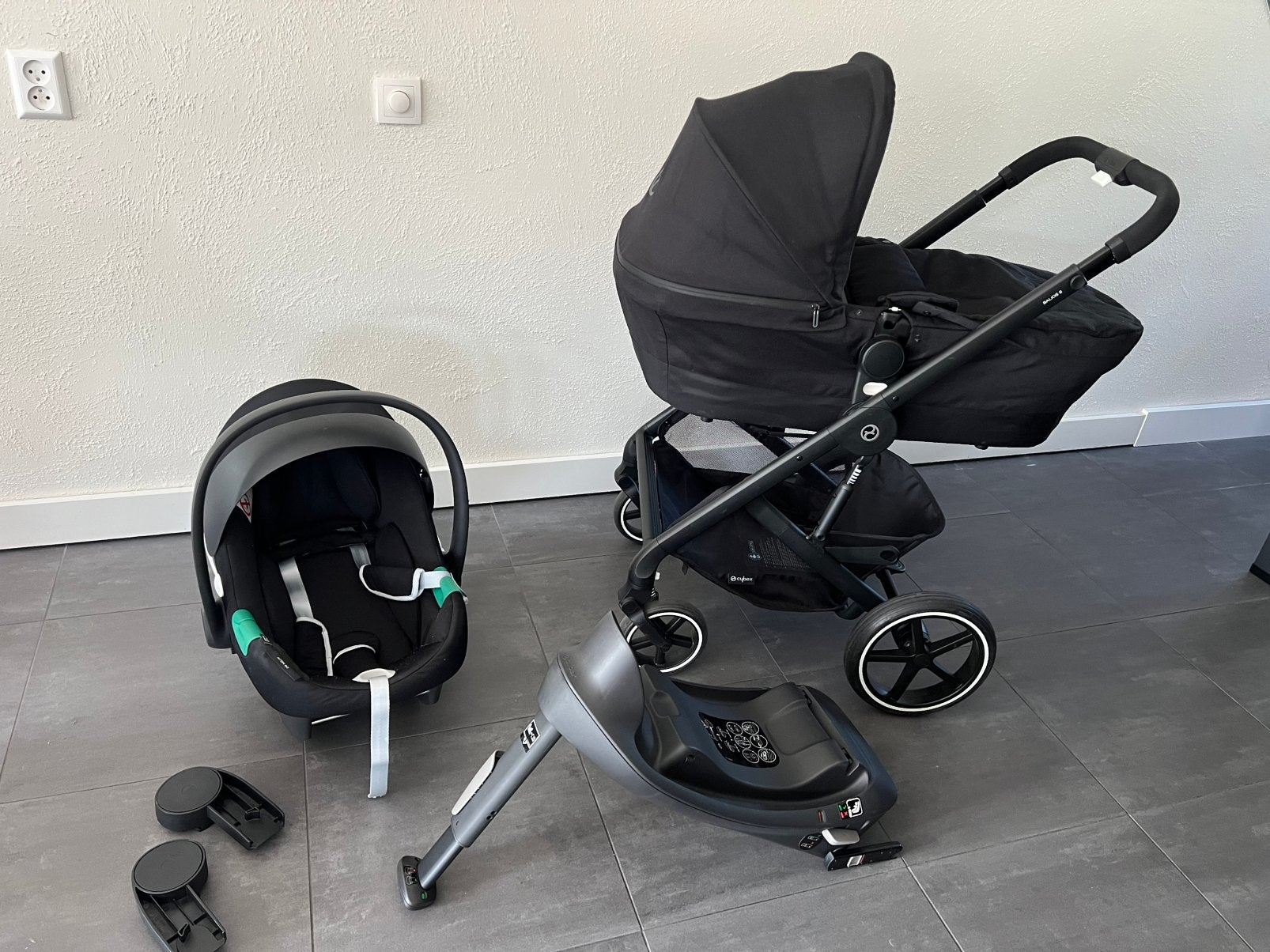 complete Cybex Balios S Lux kinderwagen set, Ophalen, Gebruikt, Overige merken, Verstelbare duwstang