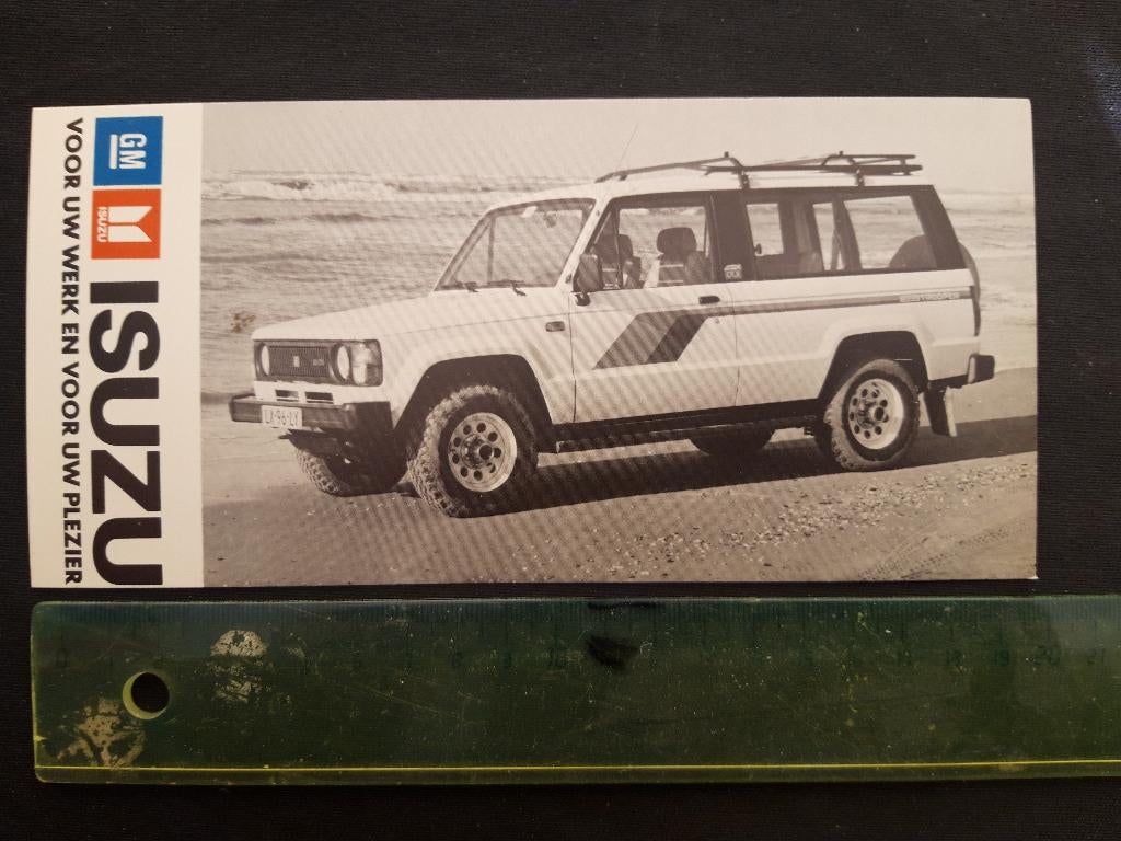Isuzu Trooper '85 fotokaart, Ophalen of Verzenden, Zo goed als nieuw, Auto's