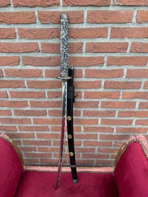 lang samoerai zwaard/ katana, Japan, drakenhandgreep, Verzamelen, Militaria | Algemeen, Overige soorten, Zwaard of Sabel, Azië