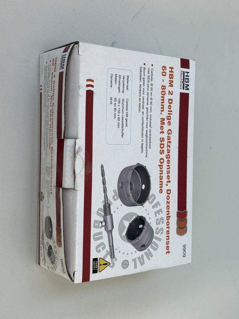 Boor set muur - 60-80mm, Ophalen of Verzenden, Nieuw, Overige typen