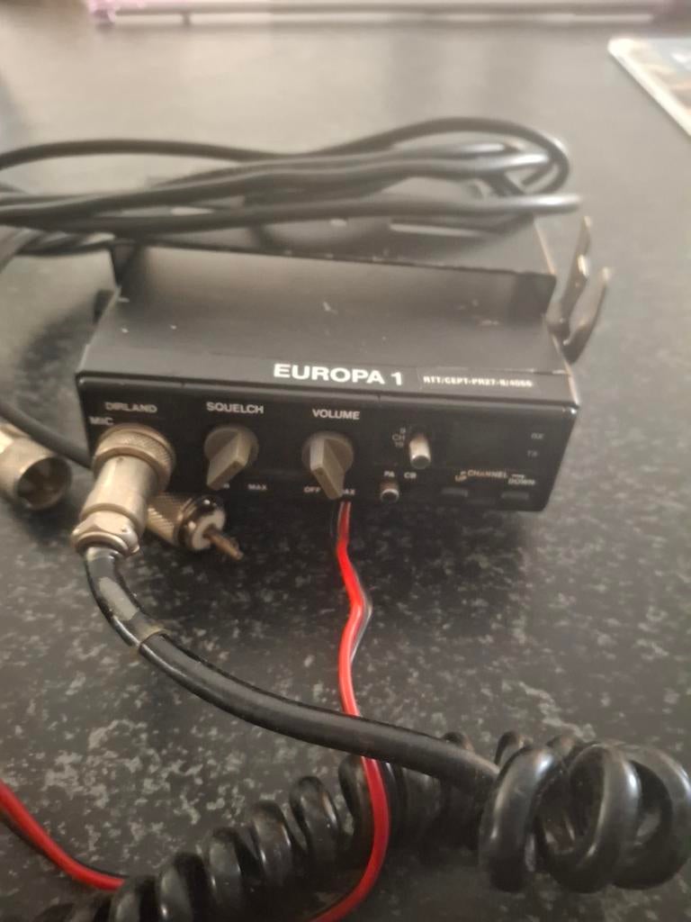 Dirland Europa 1 zender en ontvanger met microfoon, Ophalen of Verzenden
