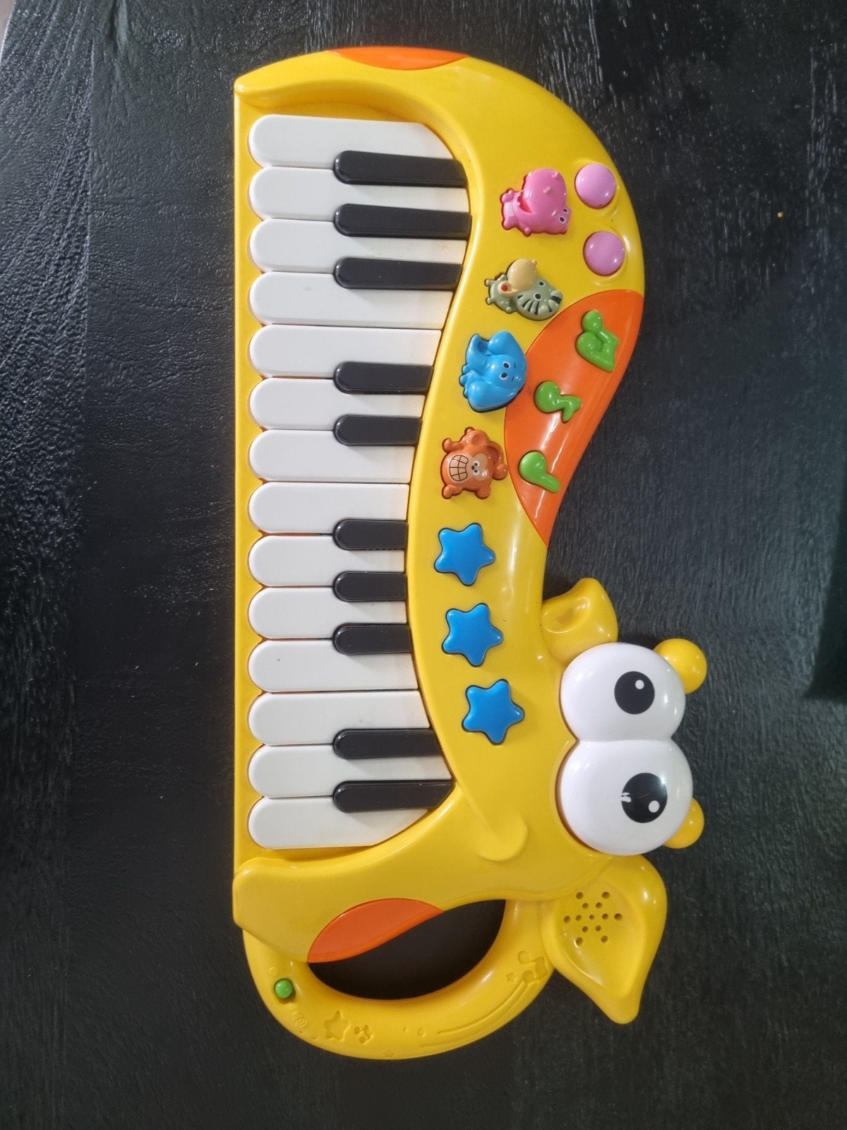 Leuk geel kinderpiano met dierengeluiden, Ophalen, Zo goed als nieuw, Overige typen, Met geluid