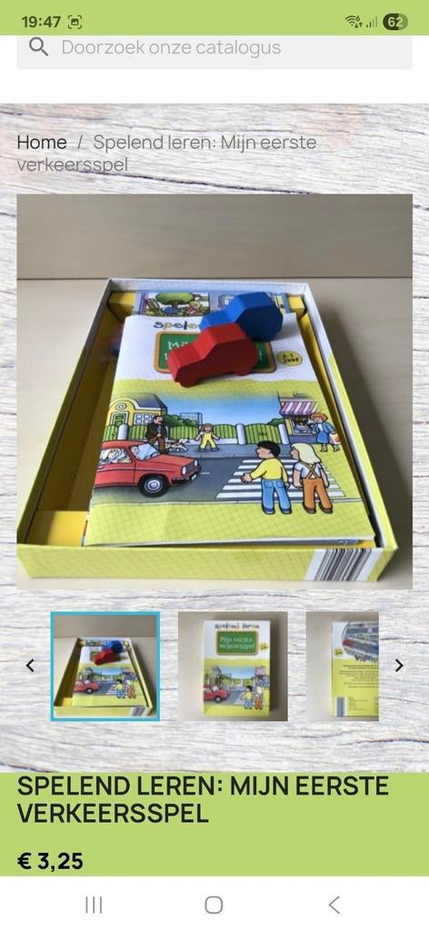 Spelend Leren: Mijn Eerste Verkeersspel (4-7 jaar), Ophalen of Verzenden, Gebruikt, Ontdekken