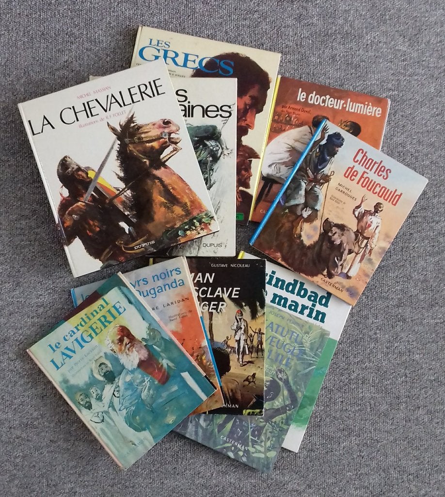 René Follet - 10 geïllustreerde boeken, Ophalen of Verzenden, Gelezen, Europa