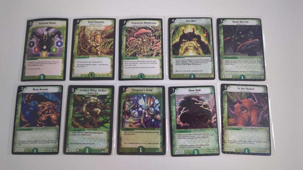 Duel Masters Nature Lot x/110, Een of twee spelers, Ophalen of Verzenden, Gebruikt