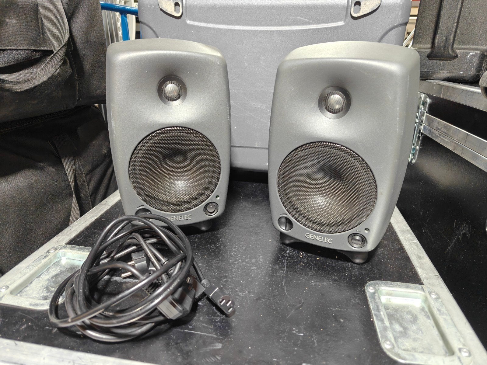 Genelec 8030 studiomonitoren met 7050 subwoofer, Studiomonitor, Gebruikt, Geschikt voor surround/home cinema, Ophalen