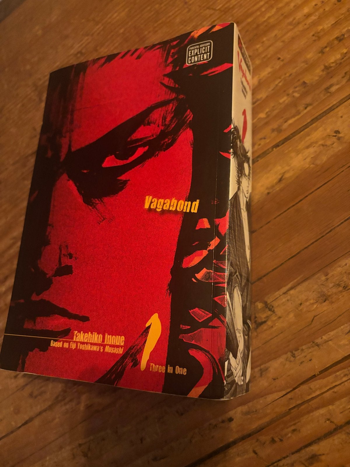 Vagabond Manga 3-in-1 Editie Deel 1 - Zo goed als nieuw, Eén stripboek, Ophalen of Verzenden, Zo goed als nieuw