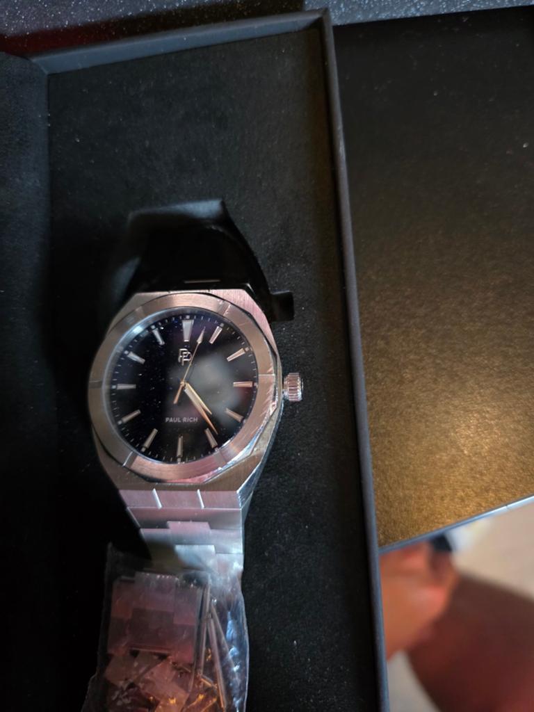 Paul Rich Star Dust ll Silver, Sieraden, Tassen en Uiterlijk, Horloges | Heren, Staal, Zo goed als nieuw, Zilver, Ophalen