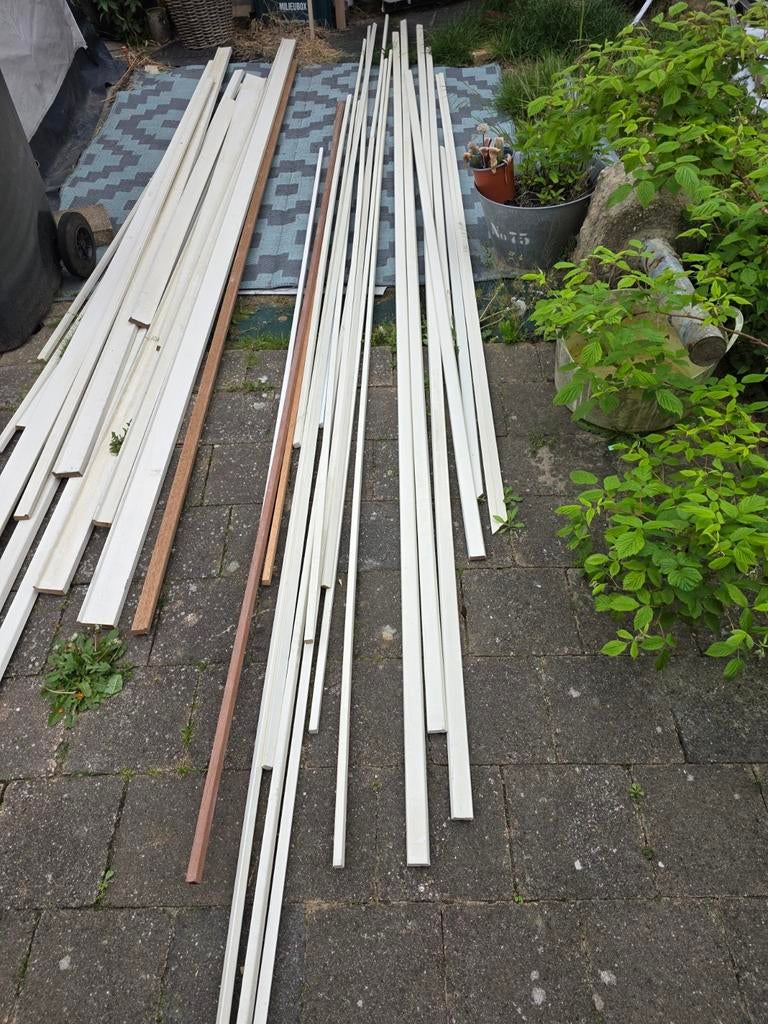 Glaslatten, opdeklatten, neuslatten, Ophalen