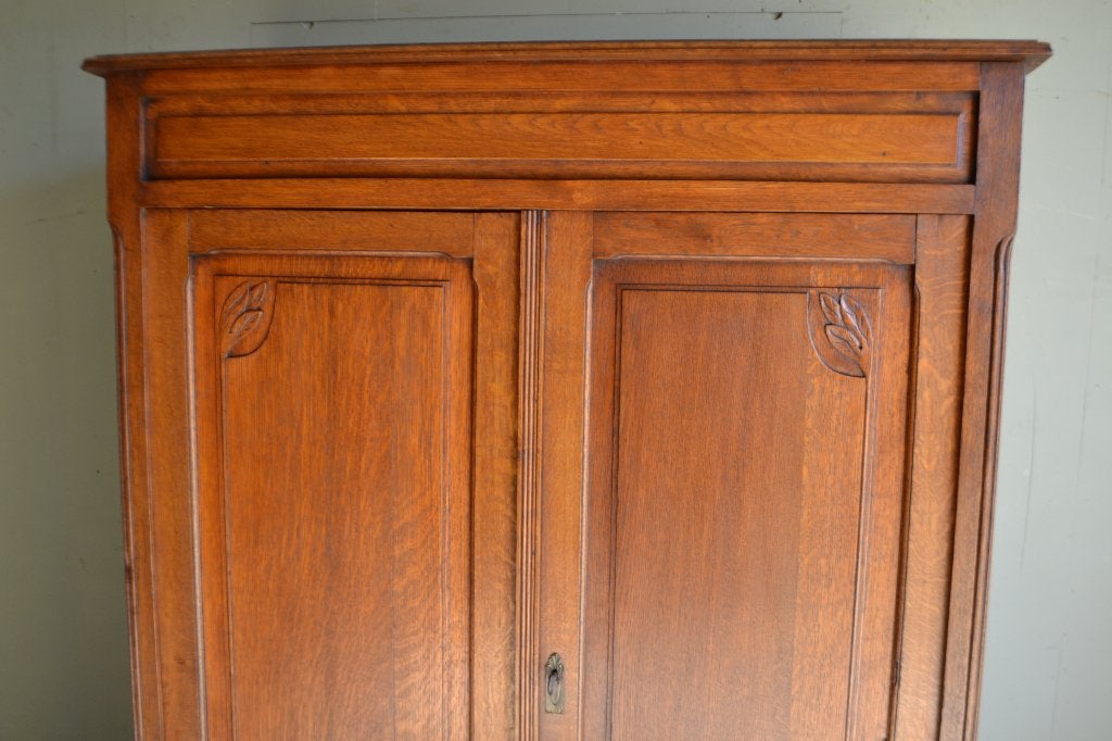 Prachtige antieke eiken houten meidenkast., Antiek en Kunst, Verzenden