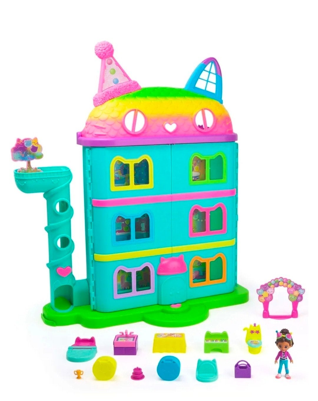 GEZOCHT:gabby's feest poppenhuis, Ophalen of Verzenden, Zo goed als nieuw, Plastic