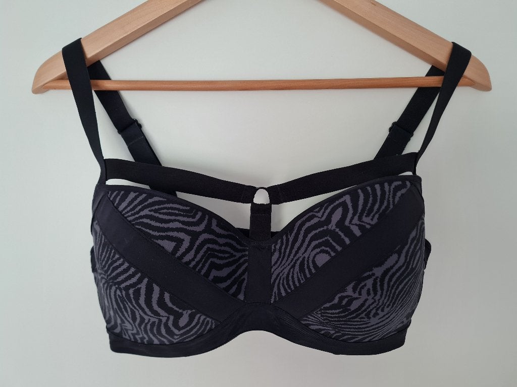 Marlies Dekkers Wing Power bh maat 75e black&grey balconette, Marlies Dekkers, Ophalen of Verzenden, Zwart, BH