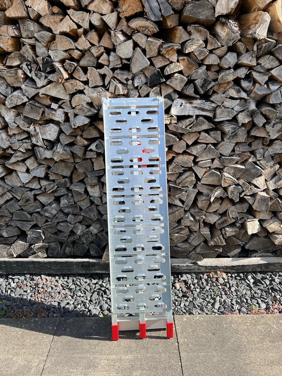 Nieuwe aluminium vouwbare oprijplaat 230x28 cm, Ophalen