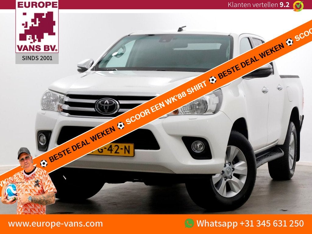 Toyota Hilux 2.4 D-4D-F 150pk E6 4WD 4x4 Double Cab Automaat, Auto's, Automaat, Gebruikt, Euro 6, 4 cilinders