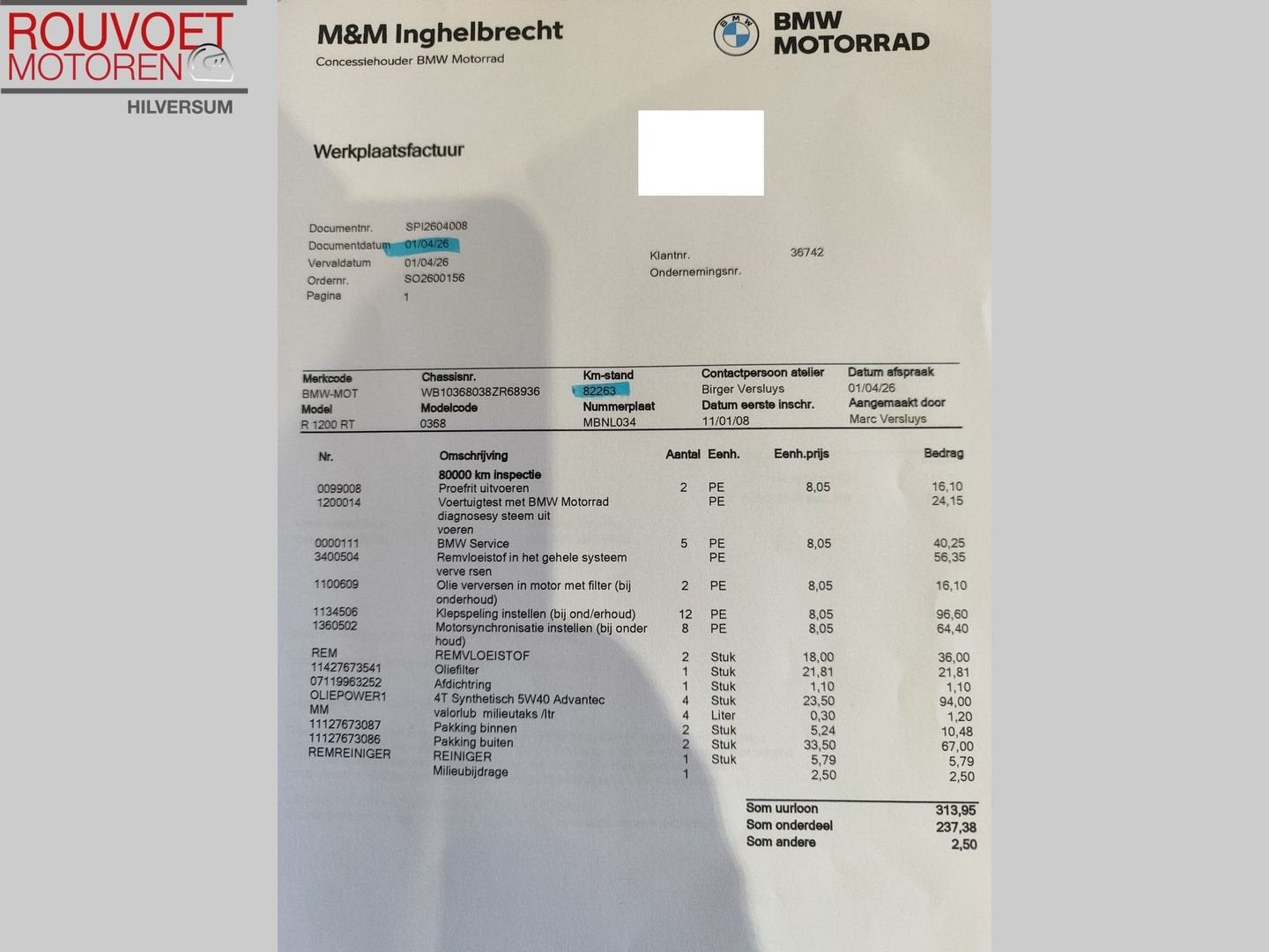 BMW R 1200 RT ABS ESA R1200RT, 2 cilinders, Motorrijbewijs A, Bedrijf, Meer dan 35 kW