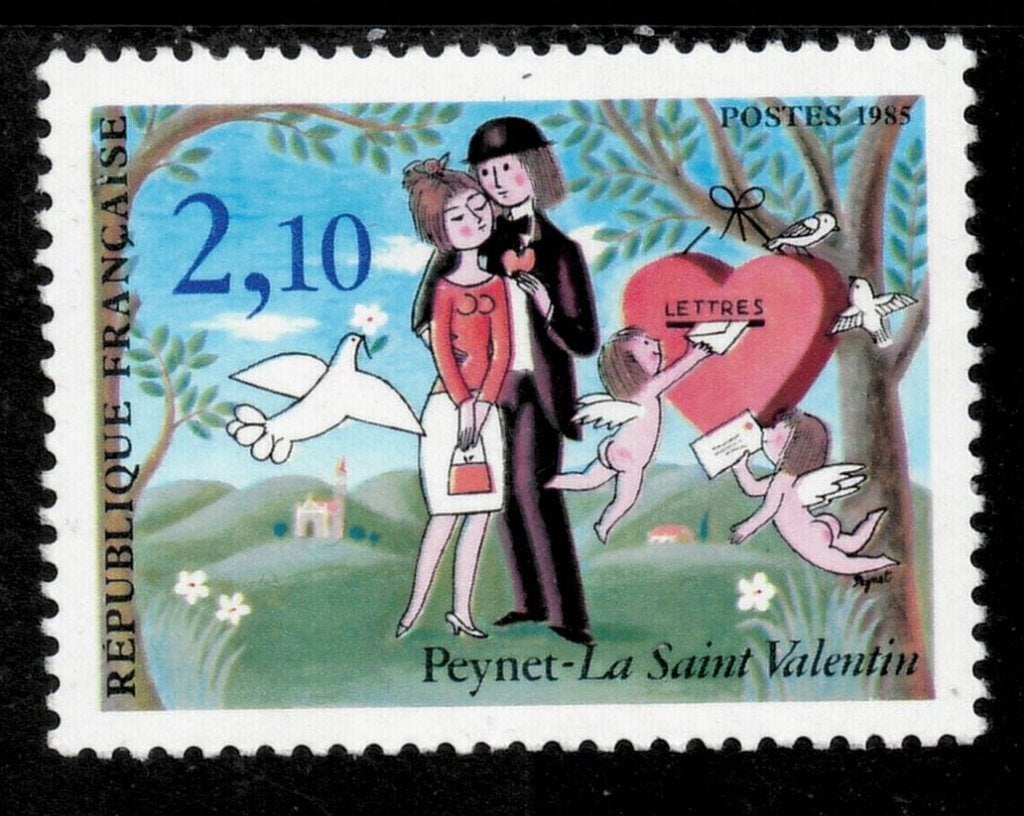 Jaar 1985 Yv 2354 Peynet - La Saint Valentin., Ophalen of Verzenden, Postfris