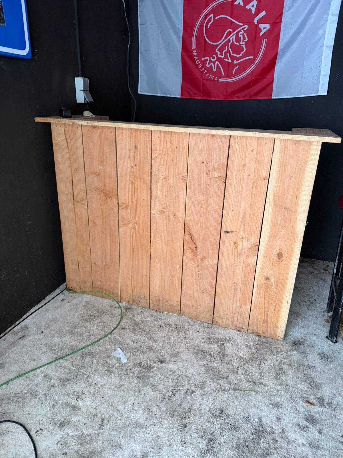 Bar / toonbank douglas hout, Ophalen, Gebruikt