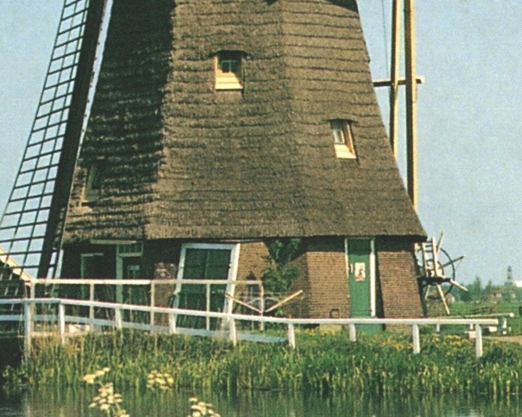 40901 Groot Ammers molen Leuke oude kaart Niet gelopen, Ophalen of Verzenden, 1960 tot 1980, Ongelopen, Zuid-Holland