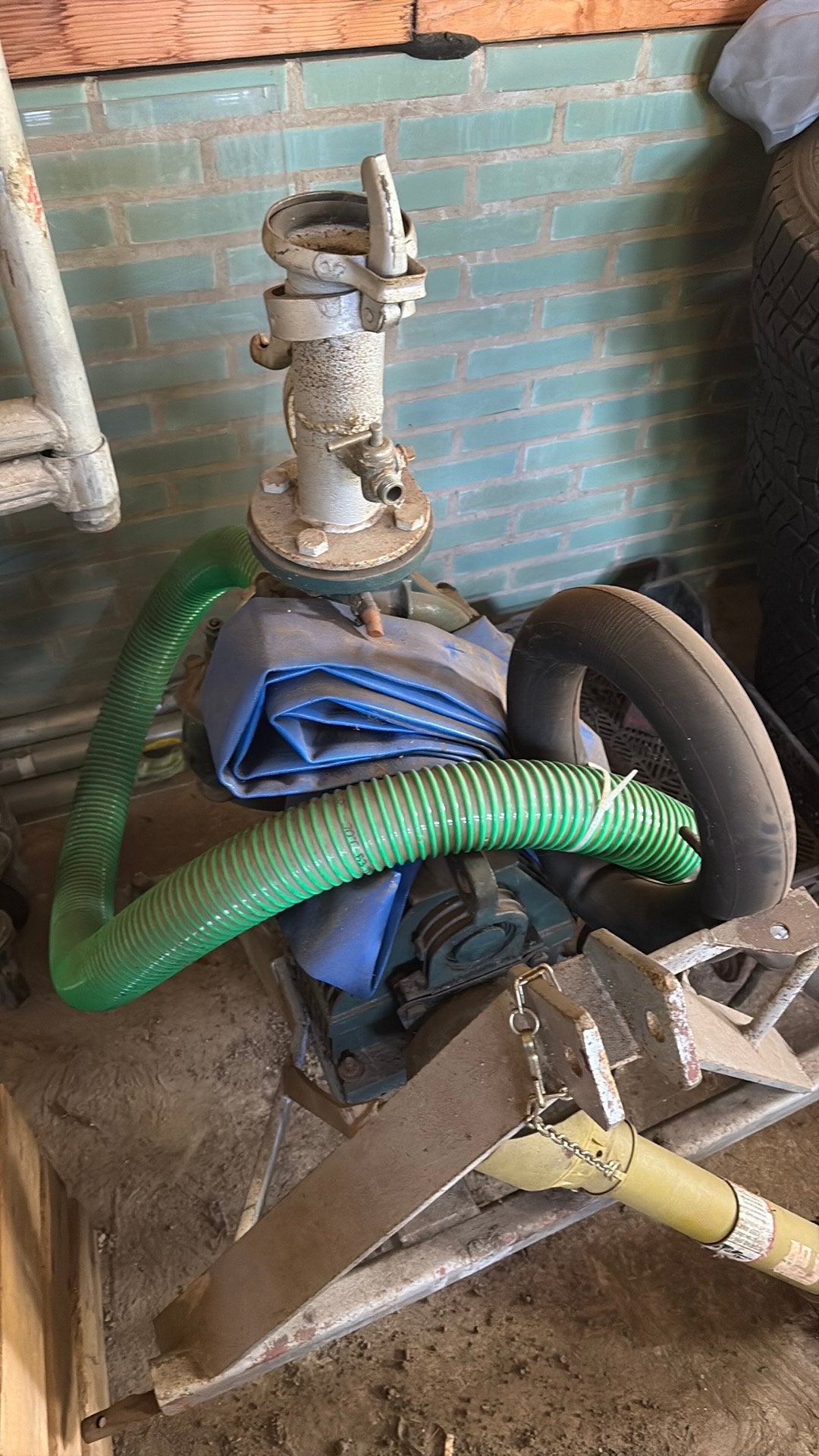Waterpomp tractoraandrijving, Ophalen, Beregening en Drainage