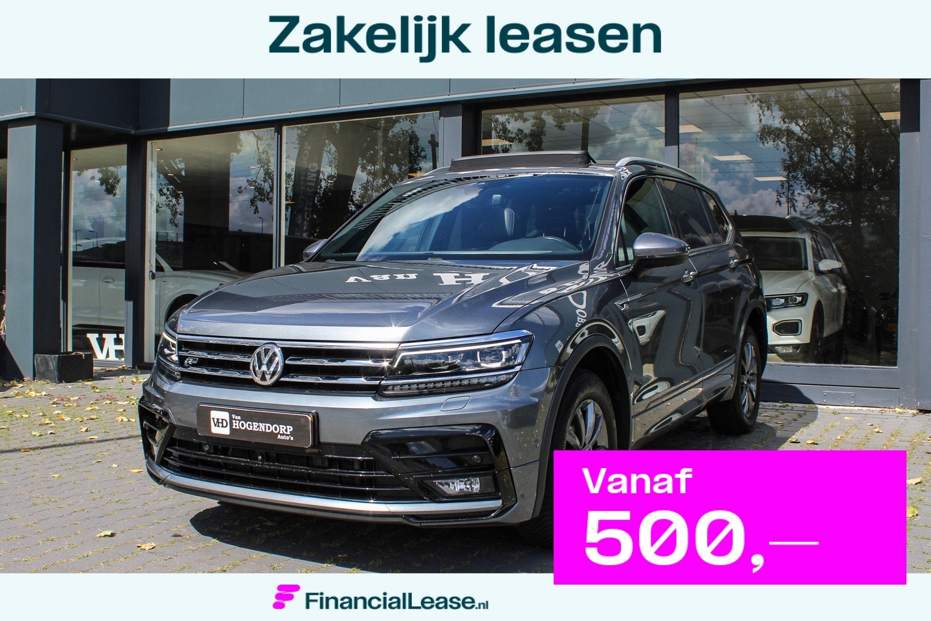Volkswagen TIGUAN 2.0 TDI 4M R Line PANO NAVI 7p, Automaat, Gebruikt, 4 cilinders, Leder