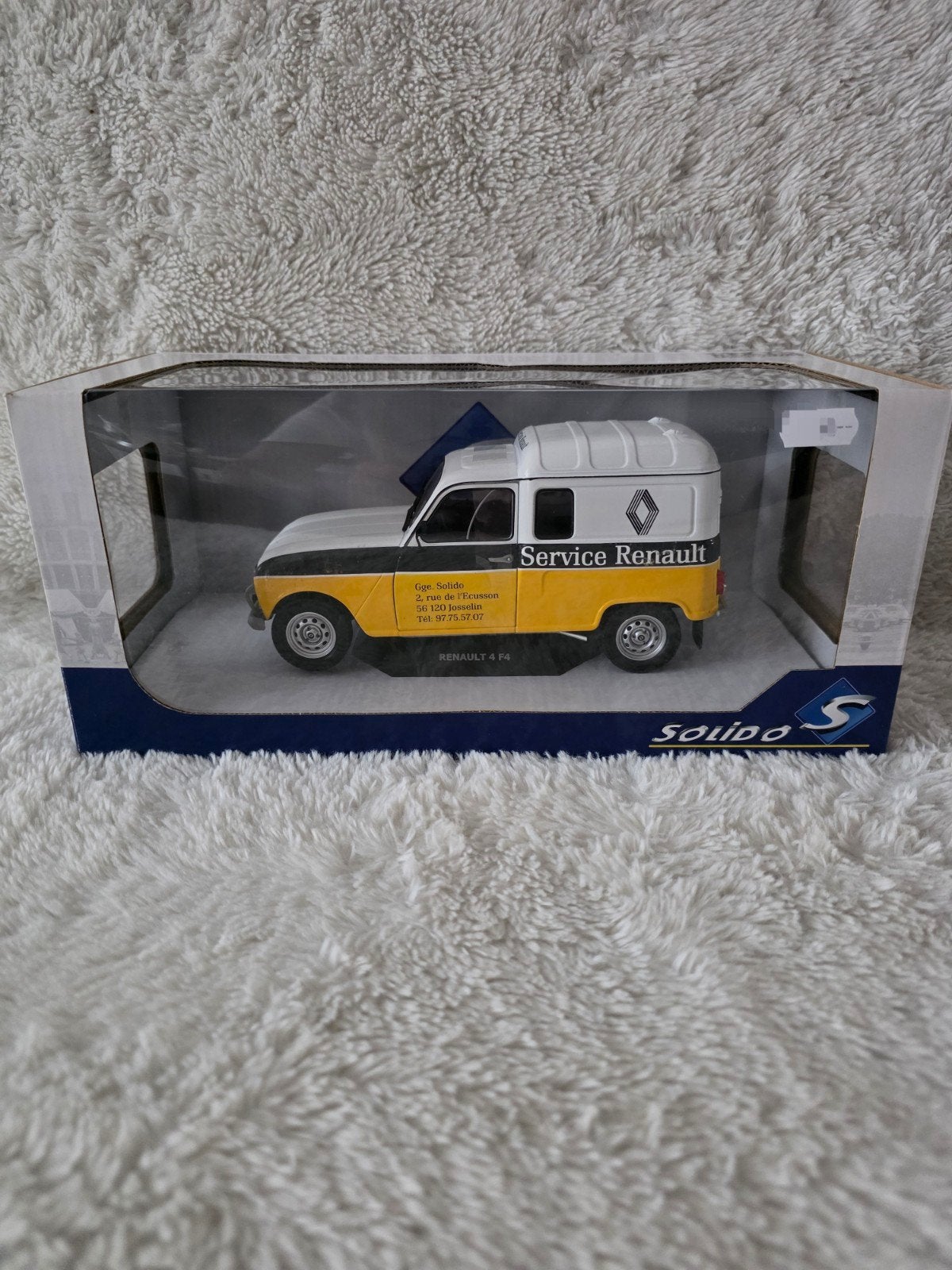 Solido 1:18 Renault 4 F4 - Service Renault (In Originele Ver, Verzenden, Zo goed als nieuw, Auto, Rietze